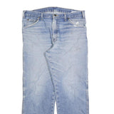 CARHARTT Mens Jeans Blue Regular Straight Denim Light W34 L30 Zip Cotton Blend