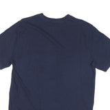 NIKE Mens Navy Blue AFC Football T-Shirt L Short Sleeve Crew Neck Graphic Print