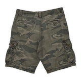 Signature Camo Cargo Shorts - 34W 11L Camo Cotton