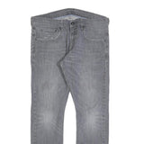 LEVI'S 591 Mens Jeans Grey Slim Straight Denim Stone Wash W33 L30 Authentic Low