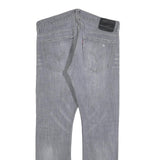 LEVI'S 591 Mens Jeans Grey Slim Straight Denim Stone Wash W33 L30 Authentic Low