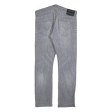 LEVI'S 591 Mens Jeans Grey Slim Straight Denim Stone Wash W33 L30 Authentic Low
