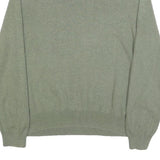 POLO RALPH LAUREN Mens Green Cotton Patterned V-Neck Basic Knit L Jumper