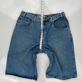 Macro Denim Shorts - 34W 11L Blue Denim