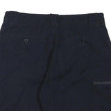 NAUTICA Mens Shorts Blue Cargo Plain L W32 Cotton Blend Casual Pockets
