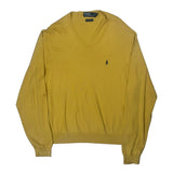 Polo By Ralph Lauren Sweater - 2XL Yellow Cotton
