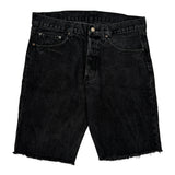 Levis Denim Shorts - 37W 11L Black Denim
