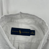 Ralph Lauren Shirt - Medium White Cotton
