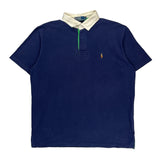 Polo By Ralph Lauren Rugby Shirt - XL White Cotton