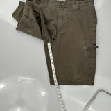 Lee Cargo Shorts - 32W 11L Brown Cotton