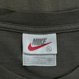 Made In USA Faded Nike T-Shirt - XL Khaki Cotton