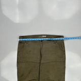 Carhartt Double Knee Carpenter Pants - 38W 31L Green Cotton