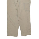 DICKIES Mens Cotton Blend Beige Regular Fit Straight Leg Trousers W36 L32
