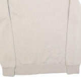 MOMENTUM Womens Cream Outer Banks Cotton Blend Sweatshirt M Crew Neck Casual