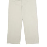 DICKIES Womens Regular Beige Cotton Blend Straight Trousers W28 L29 Workwear Zip