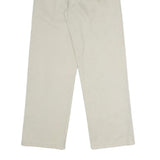 DICKIES Womens Regular Beige Cotton Blend Straight Trousers W28 L29 Workwear Zip