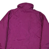 COLUMBIA Womens Purple & Plum Jacket L Synthetic Zip Long Sleeve Warm