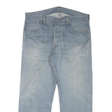 LEVI'S 501 Mens Jeans Blue Regular Straight Denim Light W36 L27 Classic Zip