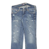 LEVI'S Womens Jeans Blue Denim Regular Straight Cotton Blend W30 L29 Casual Zip