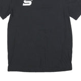 NIKE Mens Black Water Polo T-Shirt M Short Sleeve Crew Neck College Sports