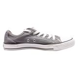 DUNLOP Low Top Trainers Grey Canvas Mens UK 5.5