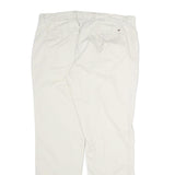 TOMMY HILFIGER Mens Cotton Beige Regular Fit Straight Leg Trousers W38 L32 Chino
