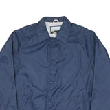 FIELDMASTER Mens Blue Classic Jacket L Polyester Blend Plain Button Closure