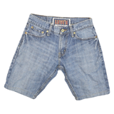 LEVI'S Mens Denim Blue Casual Shorts S W29 Classic Cotton Blend 5 Pocket