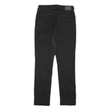LEVI'S Womens Black Regular Straight Denim Jeans W26 L29 Classic Zip