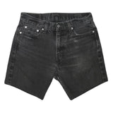 LEVI'S Mens Black Denim Shorts M W32 Casual Cotton Blend Stylish Fit