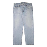 CARHARTT Mens Regular Fit Straight Denim Light Blue W38 L30 Workwear Jeans