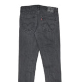 LEVI'S 511 SLIM Mens Jeans Black Slim Skinny Denim Medium W33 L34 Comfortable