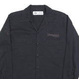 DISNEY Mens Black Disneyland Resort Cotton Blend Shirt M Casual Workwear