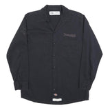 DISNEY Mens Black Disneyland Resort Cotton Blend Shirt M Casual Workwear