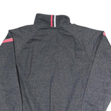 LINKE Womens Grey & Pink Zip Jacket L Polyester Blend Athletic Comfort