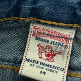 True Religion Boot Cut Jeans - 25W US 0 Blue Denim
