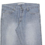 LERROS Mens Shorts Blue Denim Casual XL W40 Cotton Blend