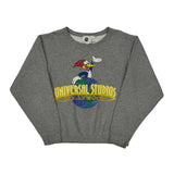 Universal Studios Cartoon Sweatshirt - Small Gray Cotton