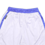 ADIDAS Mens White & Blue Sports Shorts L W30 Mesh Stylish Lightweight
