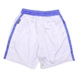 ADIDAS Mens White & Blue Sports Shorts L W30 Mesh Stylish Lightweight