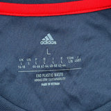 New England Revolution Adidas Jersey - Large Navy Polyester