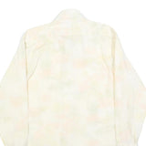 HATHAWAY Mens Cream Polyester Blend Shirt M Long Sleeve Button Collar Classic