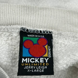 Mickey Mouse Mickey Unlimited Graphic Sweatshirt - XL White Cotton Blend