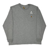 Carhartt Long Sleeve T-Shirt - XL Grey Cotton