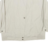 RAVENS Womens Cream Jacket UK 18 Polyester Blend Zip Plain Classic Fit