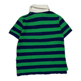 Age 3 Polo By Ralph Lauren Striped Polo Shirt - 2XS Green Cotton
