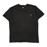 Dickies T-Shirt - Large Black Cotton