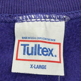 1990'S Blank Made In USA Tultex Sweatshirt - XL Purple Cotton