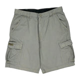Wrangler Cargo Shorts - 32W 10L Grey Cotton
