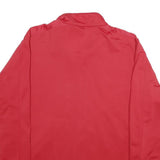 NIKE Mens Red Jacket XL Polyester Plain Zip Sportswear Track Top